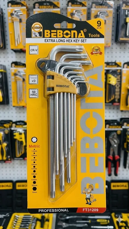 BEBOSA EXTRA LONG HEX KEY SET.