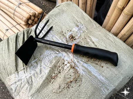 Hand Hoe and Cultivator Combo.