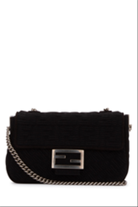 Fendi FF Midi Baguette Shoulder Bag