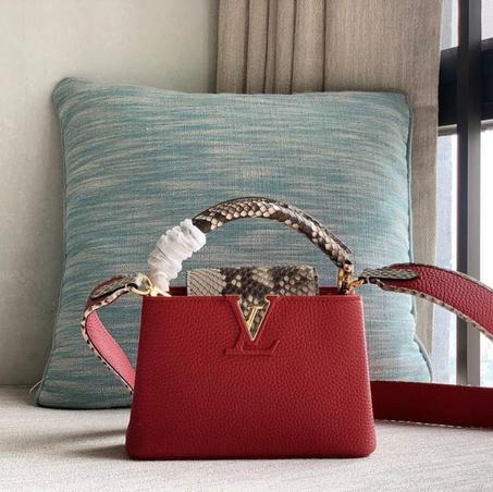 LOUIS VUITTON TWIST BAG red