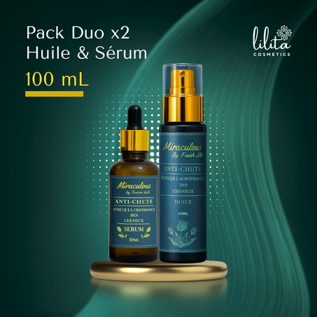 Pack Duo : Huile & Sérum 50ml