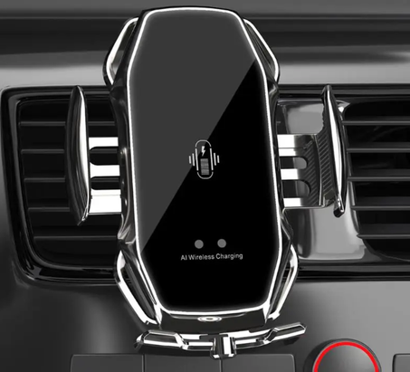 حامل شاحن السيارة اللاسلكي ذو التثبيت التلقائي