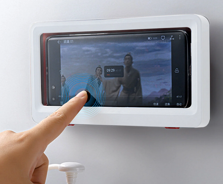 حامل الهاتف المحمول للحمام والمرحاض