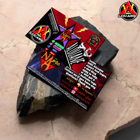 المصمم الخاص بك alouane logo design