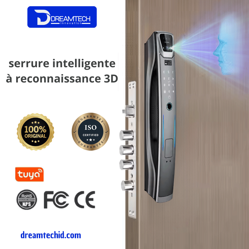 Serrure intelligente K10 gris