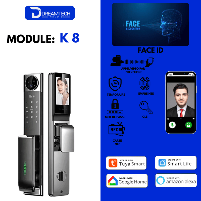 Serrure intelligente k8