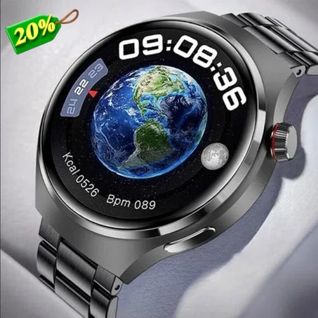 ساعة G7 MAXالذكية مقاومة للماء ومراقبة ضربات القلب و ضغط الدم والأكسجين بشاشة AMOLED كاملة