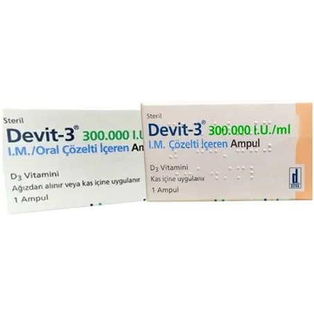 Devit-3 300,000 I.U/ml ( Vitamin D3 ) IM / Oral Ampoule