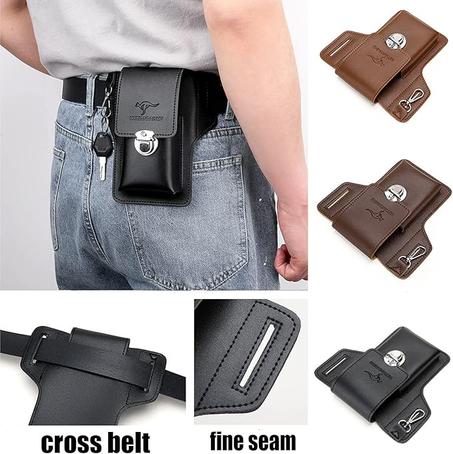 portefeuille en cuir, DONY éTui de Ceinture Pochette TéLéPhone Holster, ,éTui pour TéLéPhone Portable avec BoîTe