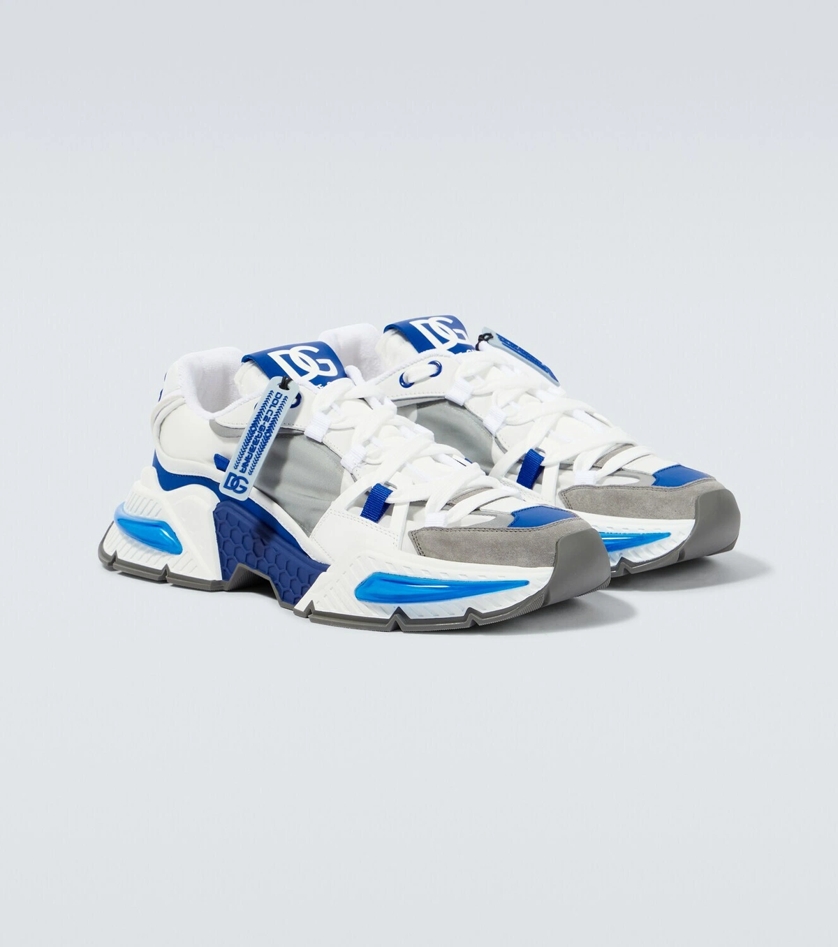 Dolce&Gabbana - Airmaster suede-trimmed sneakers