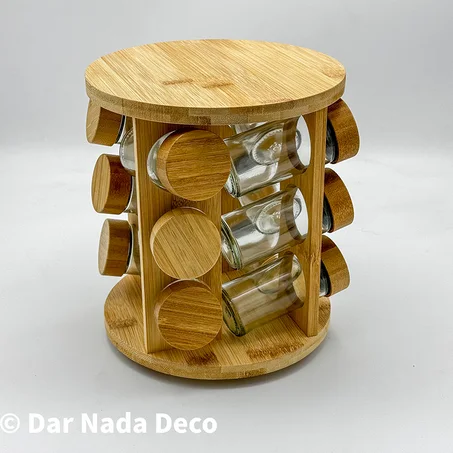 Porte épices 12 piéces rotative