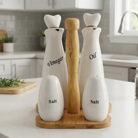 Set Huilier & Salières Bambou