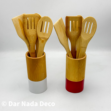 Porte ustensiles en bambou