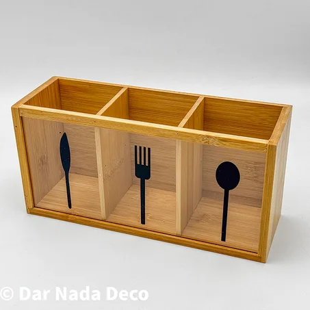 Porte-ustensiles en bambou