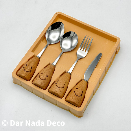 Set de couverts bois & inox
