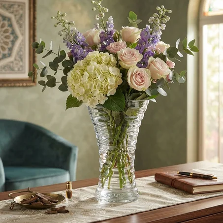 vase en verre