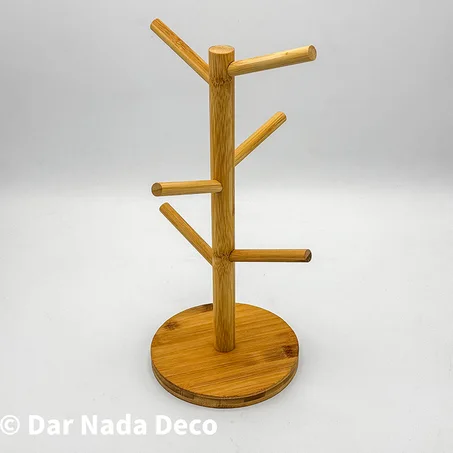 Porte-Tasses en Bambou