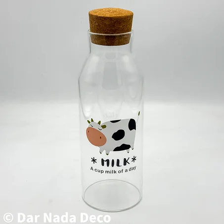 Bouteilles en verre avec bouchon en liège