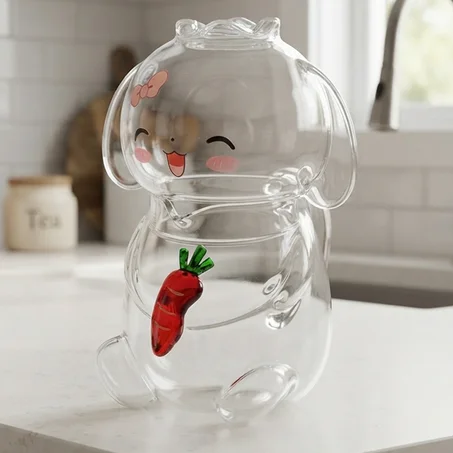 Pichet Lapin en Verre