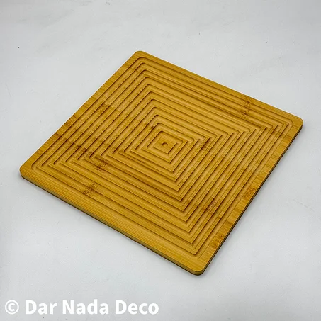 Planche de présentation en bambou