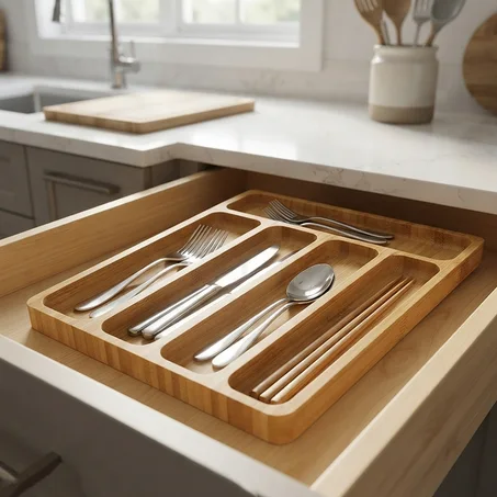 Range-Couverts Bambou