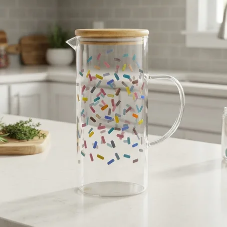 Carafe en Verre Décorée