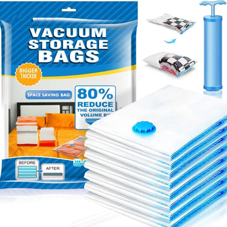 اكياس تفريغ الهواء لتخزين الملابس