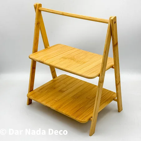 Étagère de rangement en bambou