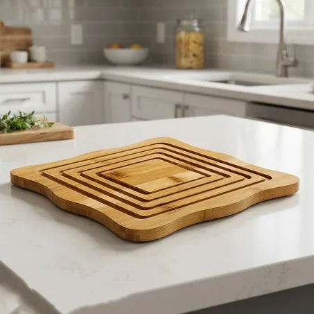 Sous-Plat Carré (Design Lignes)