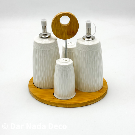 Set huilier vinaigrier en céramique