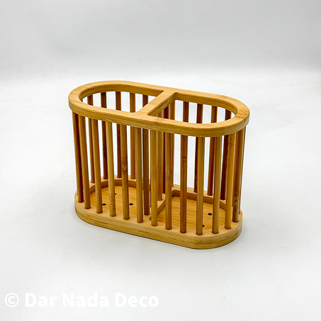 porte couvert en bambou