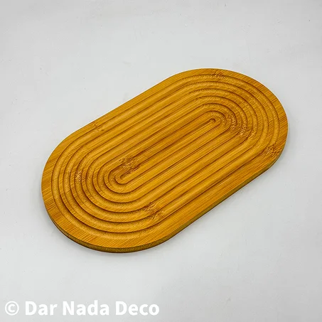 Planche de présentation en bambou