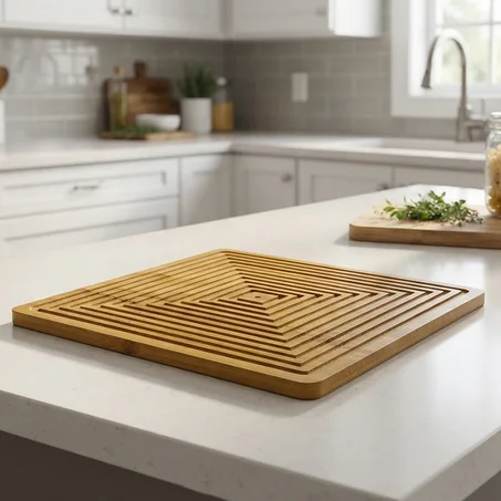 Planche Carrée Design Bambou