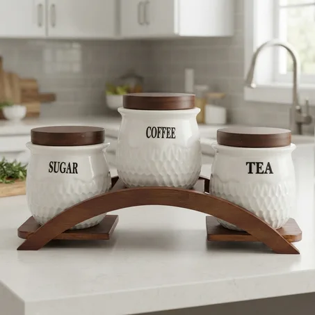 Set 3 Pots Café, Thé & Sucre