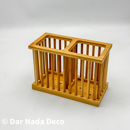 porte couvert en bambou