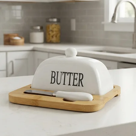 Boîte à Beurre avec Couteau