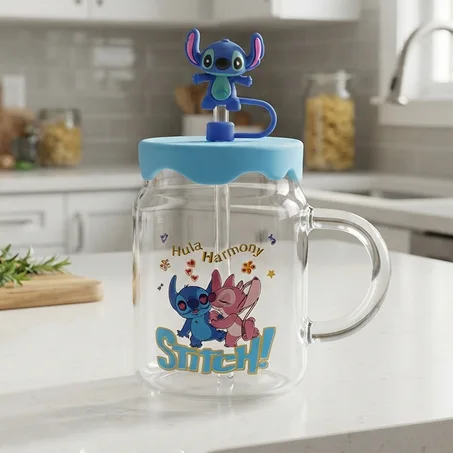Tasse Verre Motif Stitch