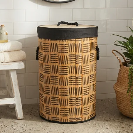 Panier à Linge Bambou