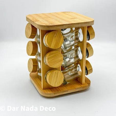 Porte épices 12 piéces rotative