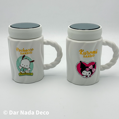 mug en céramique avec couvercle