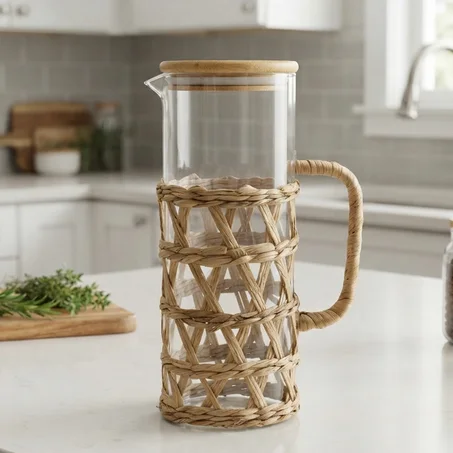 Carafe avec Housse Naturelle