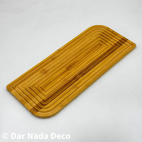 Planche de présentation en bambou