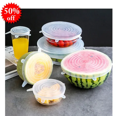 Bouchons en silicone tombants (Six pièces)