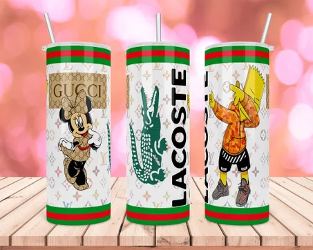 20 oz skinny tumbler design sublimation png