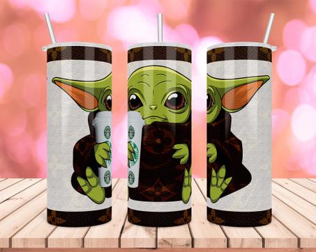 20 oz skinny tumbler design sublimation png