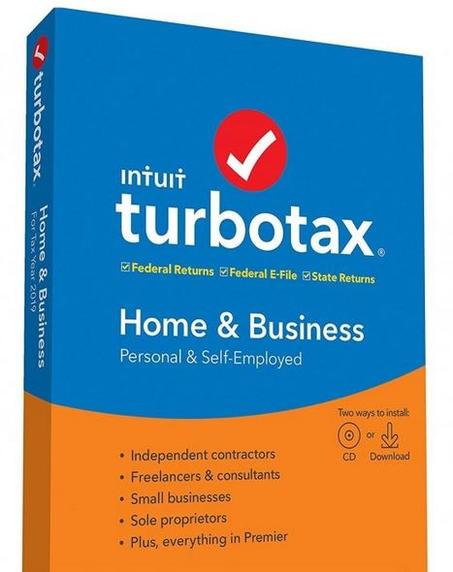 Intuit TurboTax Home and Business 2019