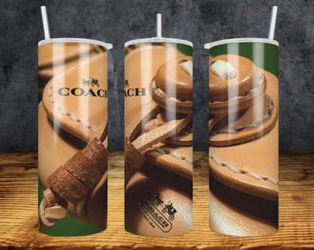 Coach 20oz Straight Tumbler Wrap (updated) | 20 oz skinny tumbler design sublimation png