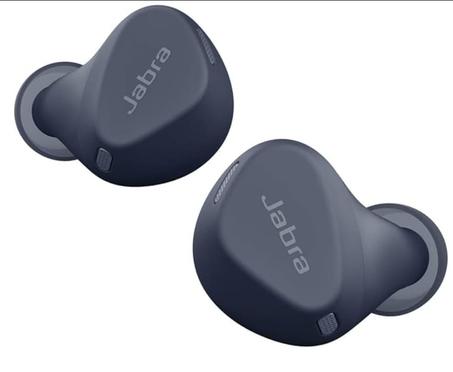 سماعات اليت 4 اكتيف من جابرا، كحلي، لاسلكي، في الاذن