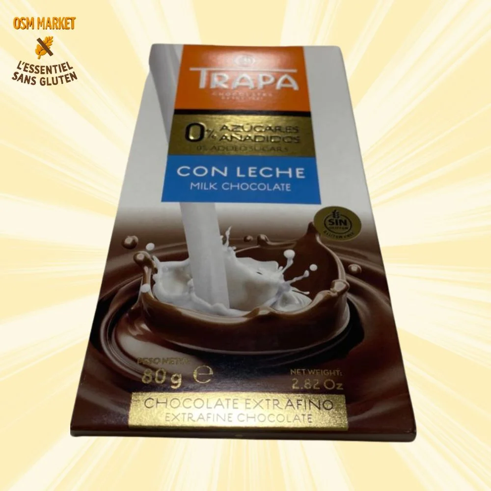 Chocolat Trapa(Lait) 0%Sucre