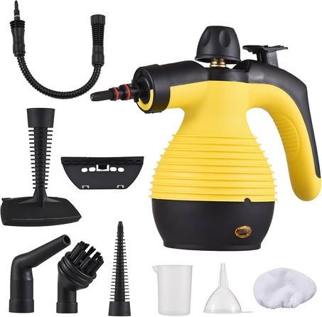 منظف بخار محمول  لتنظيف المنزل والسيارة.